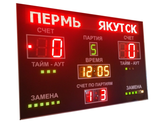 Табло для волейбола