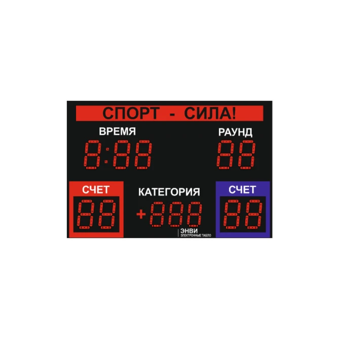 Табло для бокса